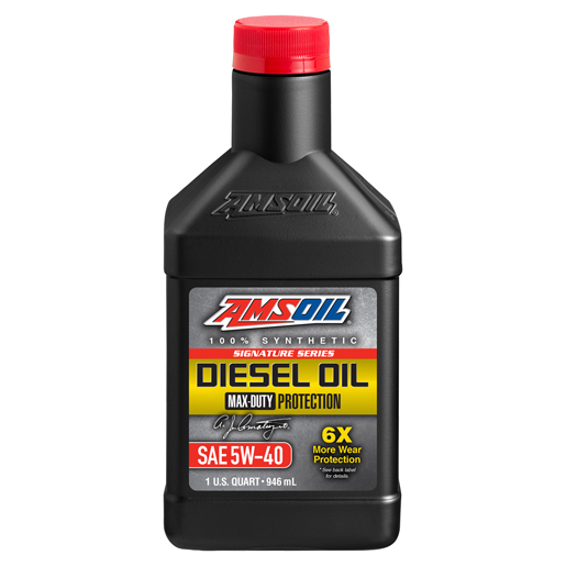 AMSOIL Signature Series 5W-40 100% Synthetic Max-Duty Diesel Oil - AMSOIL