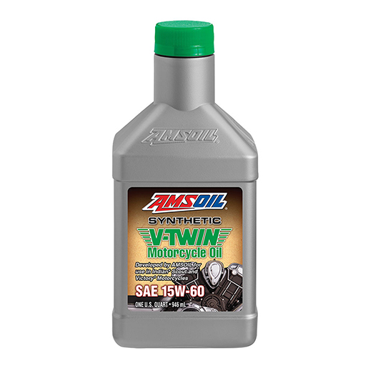 AMSOIL 15W-60 100% Synthetic V-Twin Motorcycle Oil - AMSOIL