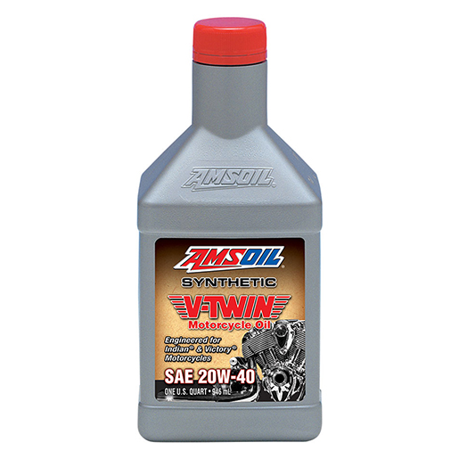 AMSOIL 20W-40 100% Synthetic V-Twin Motorcycle Oil - AMSOIL