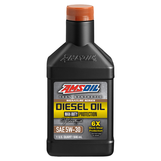AMSOIL Signature Series 5W-30 100% Synthetic Max-Duty Diesel Oil - AMSOIL