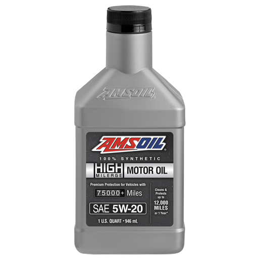 AMSOIL 5W-20 100% Synthetic High-Mileage Motor Oil - AMSOIL