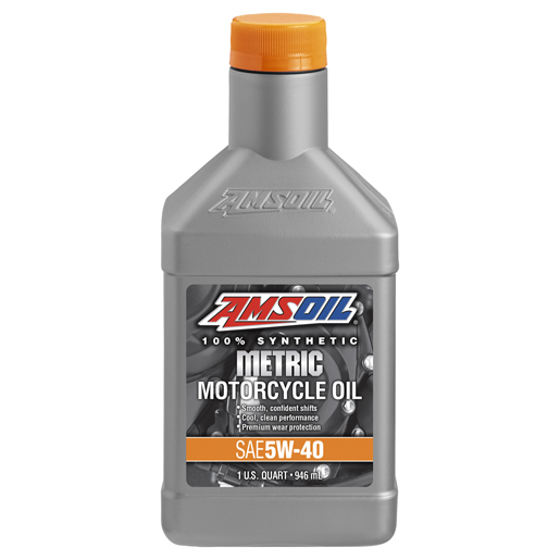 AMSOIL 5W-40 100% Synthetic Metric Motorcycle Oil - AMSOIL