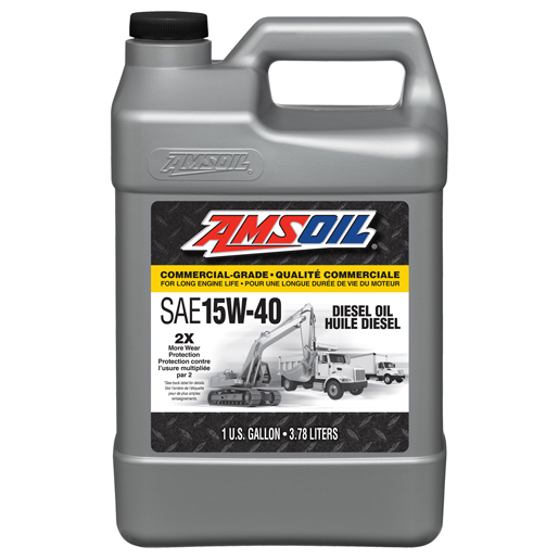 AMSOIL 15W-40 Commercial Grade Diesel Oil - AMSOIL