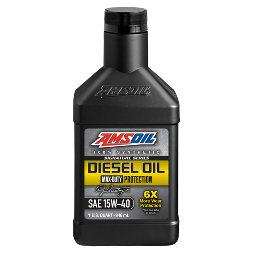 AMSOIL Signature Series 15W-40 100% Synthetic Max-Duty Diesel Oil - AMSOIL